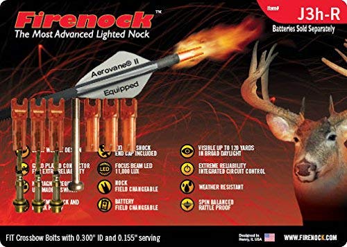 Firenock J3h-R Hunting 3 Pack with Battery & End Caps