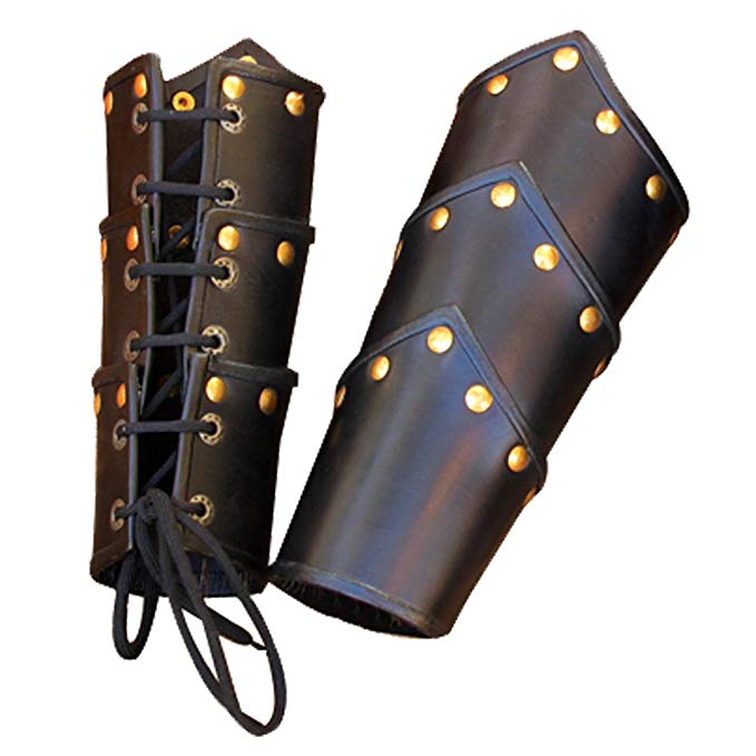 Leather Swordsman Vambraces Arm Protection