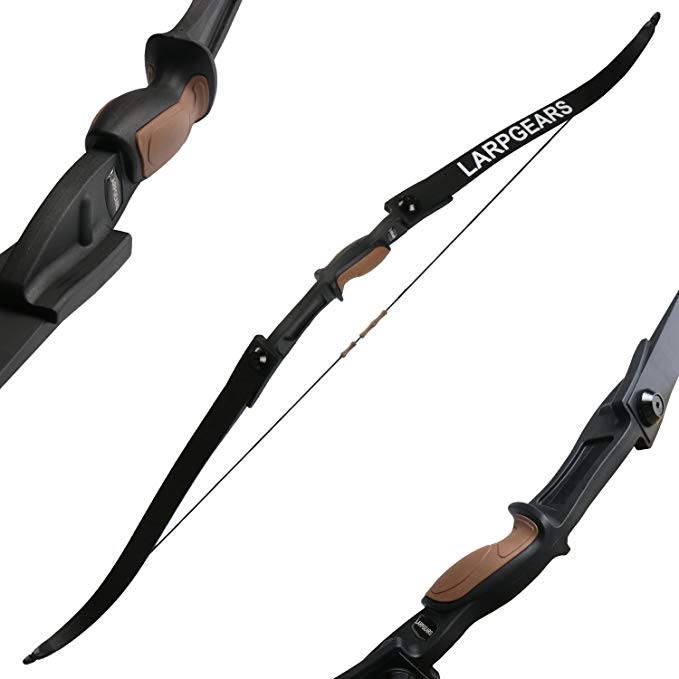 LarpGears Takedown LARP Recurve Bow Right&Left Hand Draw Weight 25lbs Length 52''